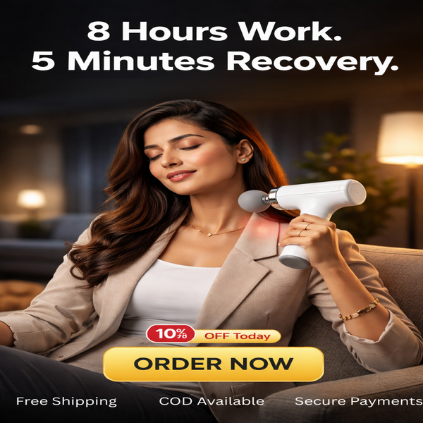 RISO ActiveRelief™ Deep Muscle Gun Massager for Daily Pain Recovery